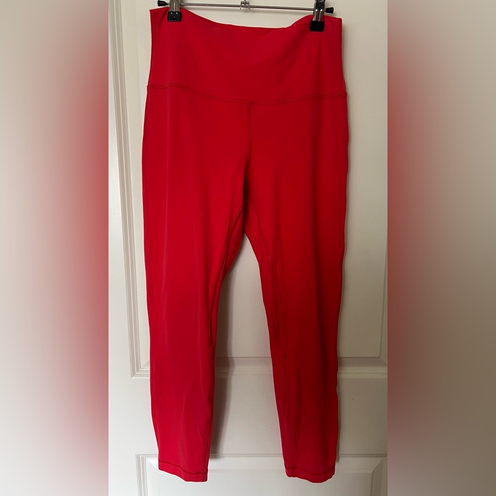 lululemon athletica Red Leggings
